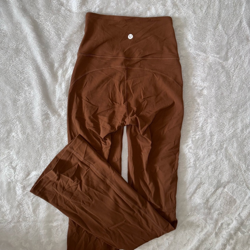 Brown High-Waisted Leggings